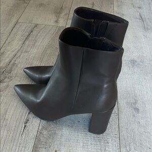 Marc Fisher Sleek dark brown Ankle Booties